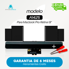 Bateria Macbook Pro Retina 13” A 1425 ( Año 2012-2013)