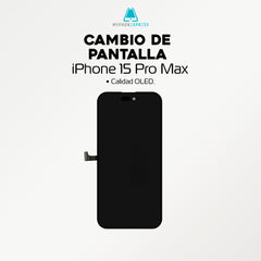 Cambio de Pantalla Oled iPhone 15 Pro Max