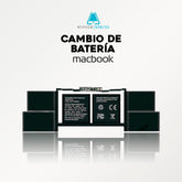 Cambio de Batería MacBook Pro Retina 16" Touch Bar A2141 (Late 2019)
