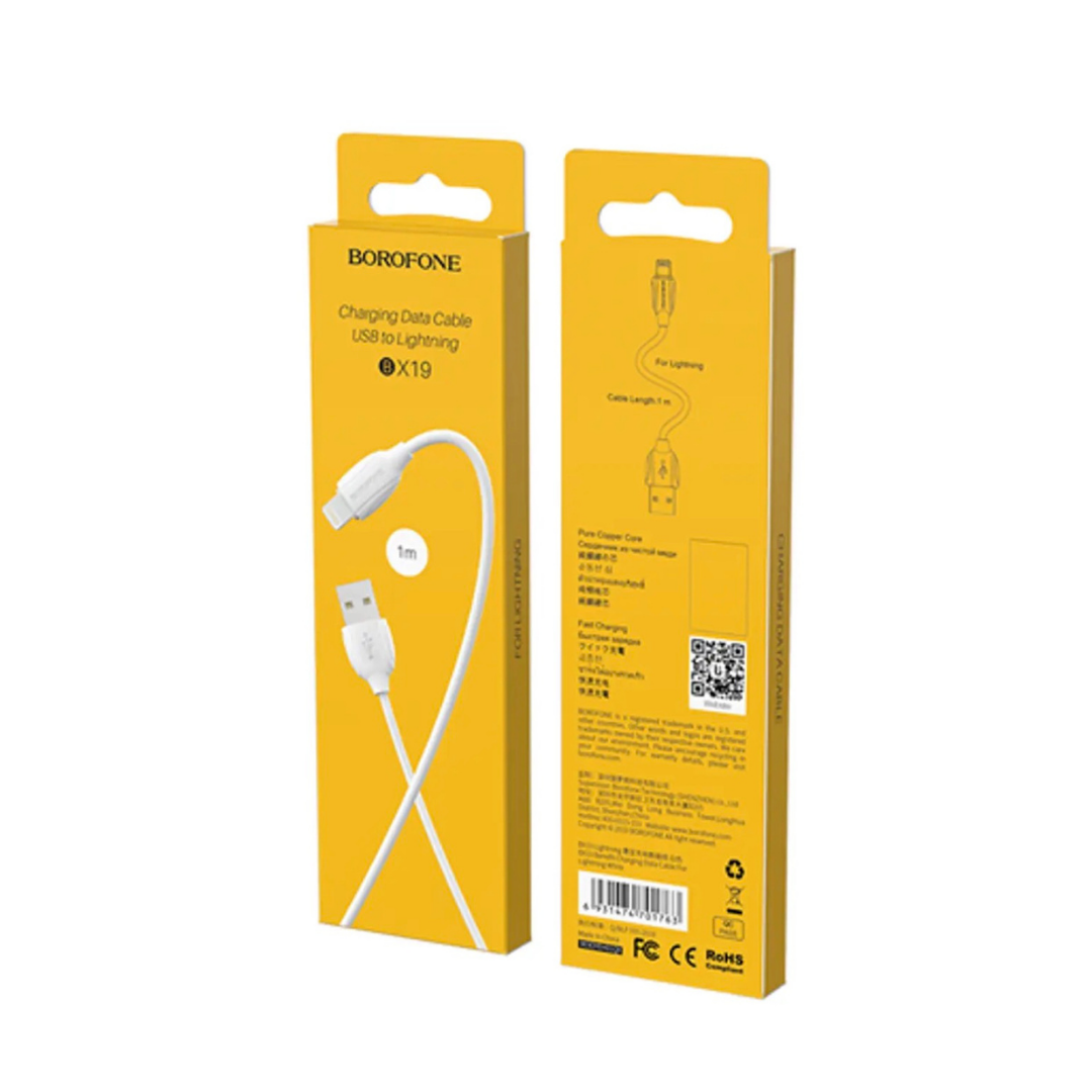 CABLE BOROFONE USB-LIGHTING X19 - Phonex