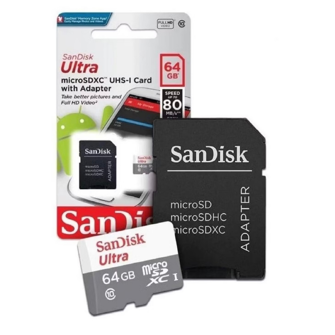 MEMORIA SD SANDISK 64GB - Phonex