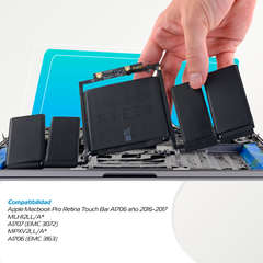 Batería para MacBook Pro Retina 13” Touch Bar A1706 (Año 2016-2017) - Phonex