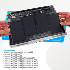 Bateria Macbook Air 13” A1369-A1466 (Año 2010-2017) - Phonex