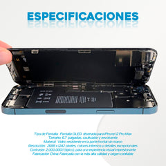 Pantalla Oled Compatible iPhone 12 Pro Max - Phonex