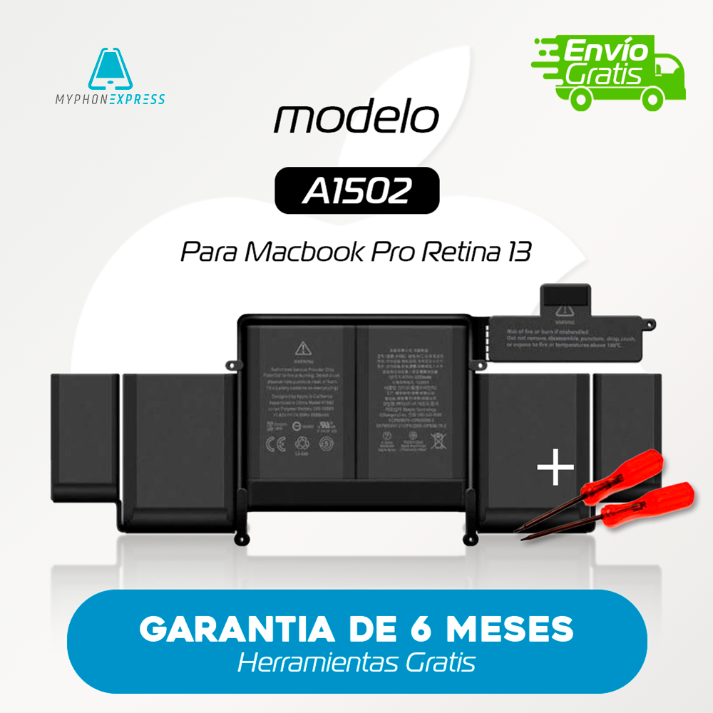 Batería para Macbook Pro Retina 13” A 1502 (Año 2013-2014-2015)