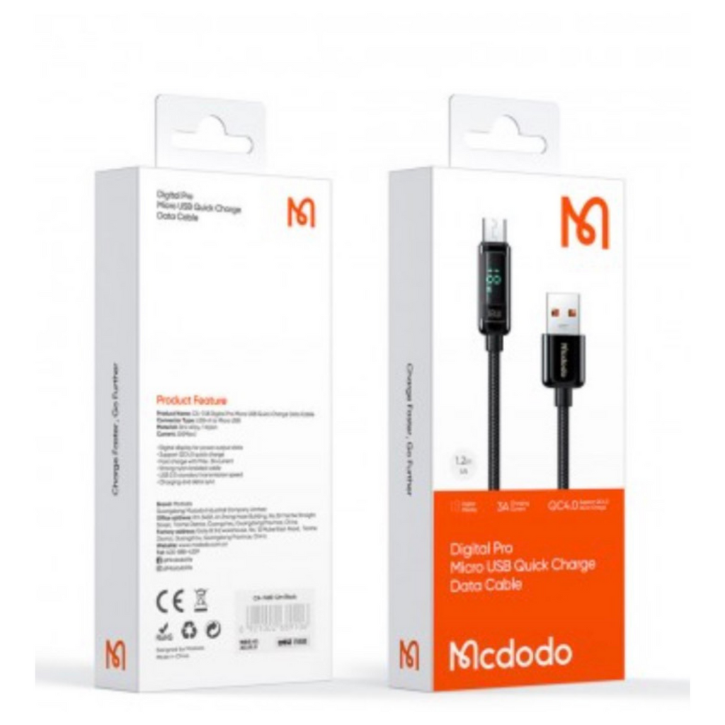 CABLE DE DATOS  Mc DODO USB-A MICRO