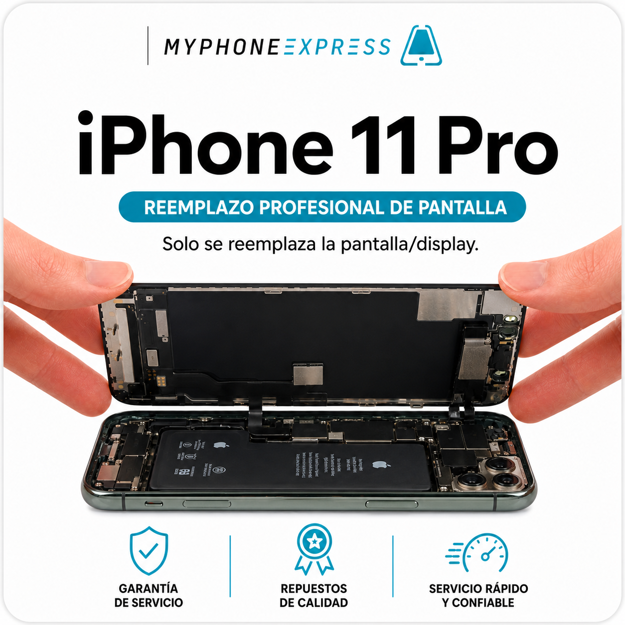 Cambio de pantalla iPhone 11 Pro en Providencia - Phonex