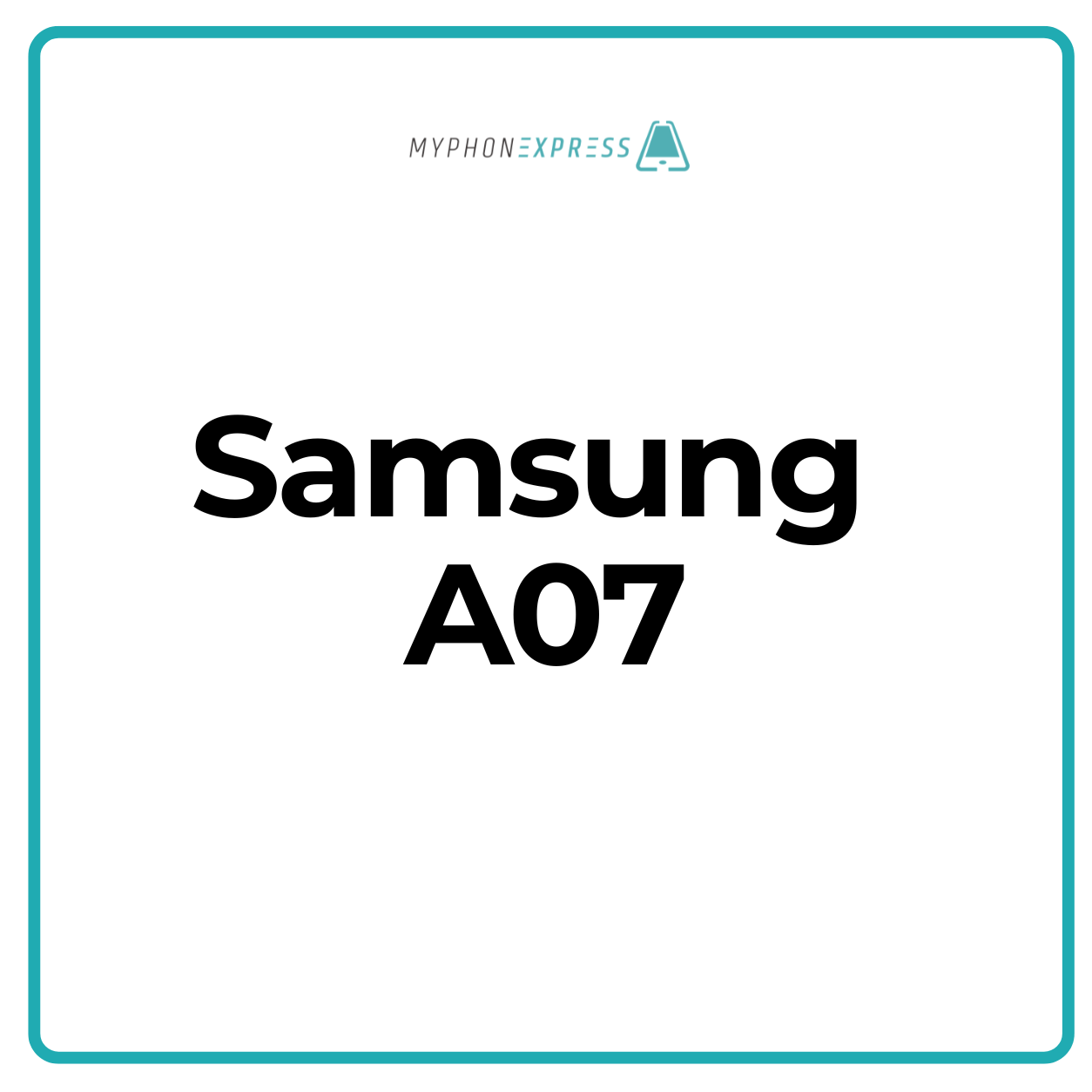 Cambio de pantalla Samsung Galaxy A07 en Providencia - Phonex