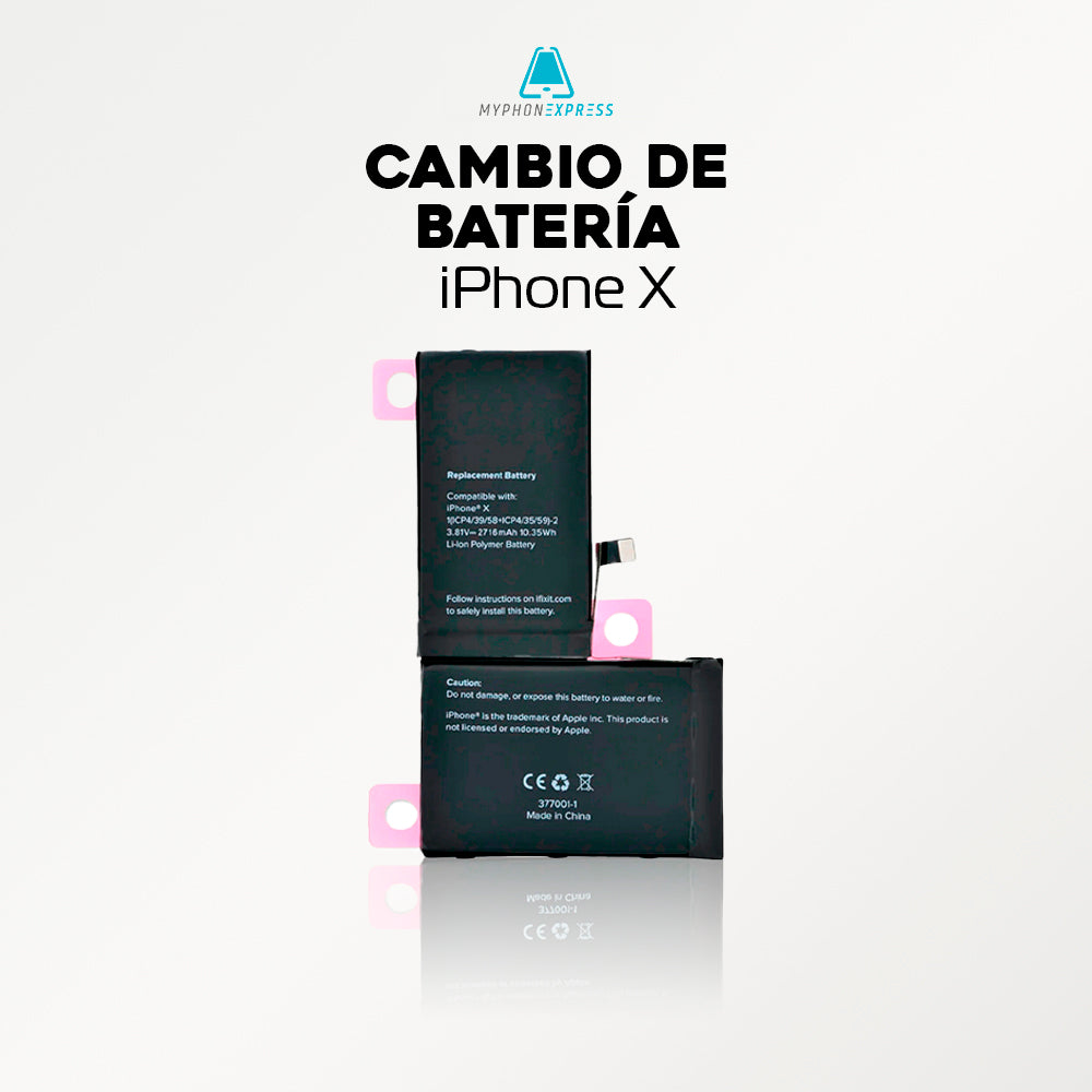 Cambio de batería para iPhone X en Providencia